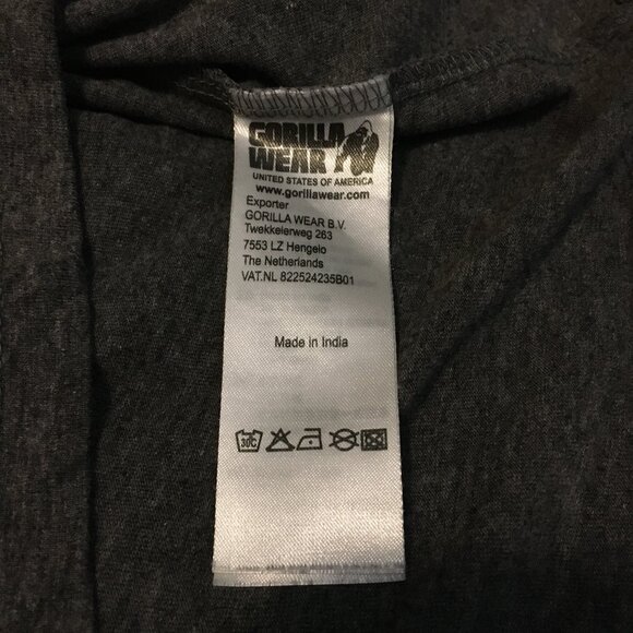 Gray Gorilla Wear Tank Top, Mens Size XL - Picture 12 of 16